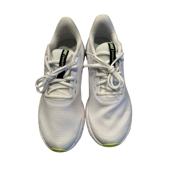 Nike Mens Revolution 5 CW5846-100 White Running Shoes Sneakers Size 9.5 - Picture 2 of 7